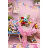 ราคา ดอกไม้ผ้าใยบัว ทำฝีมือ (45756591365)