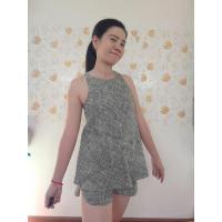 ราคา (ส่งฟรี) ชุดเข้าเซท ผ้าทวิต ผ่าหลัง ขาสั้น อก 34 กางเกง 24-28 สะโพก 38 ขายาว 12.5 (9221938638)