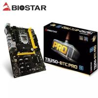 ราคา (มือ 2) Biostar TB250 BTC PRO ใส่การ์ดจอได้ 12 ใบ Mining Mainboard เมนบอร์ดขุด BTC ETHEREUM 12 GPU (8734442431)