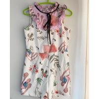ราคา จั้มสูทขาสั้น สีขาวลายดอกไม้ (5617219654)
