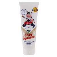 ราคา มะลินมข้นหวานชนิดหลอดบีบ 170กรัม Mali Sweetened Condensed Milk 170g. [หมายเลขบาร์โค้ด 8850151951377 ] (43677149802)