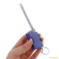 ราคา Crescent1 พวงกุญแจขนาดเล็กเทปวัดที่มีรูปร่างสี่เหลี่ยมระดับฟองเหล็ก Rule 100 ซม (47608197881)
