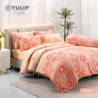 ราคา TULIP DELIGHT ชุดผ้าปูที่นอน พิมพ์ลาย ลายกราฟฟิก DL129 สีส้ม #ทิวลิป (23634397663)