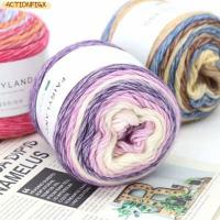 ราคา ACTIONFIGX Rainbow Woollen เส้นด้ายหมวกผ้าพันคอเสื้อกันหนาวย้อมทอมือโครเชต์ (56709411228)