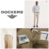 ราคา กางเกงชิโน่ กางเกงสแล็คชาย DOC K E R S รุ่น Easy Khaki ทรง Slim Fit ไม่มีจีบหน้า (Flat Front) ของแท้ 100% สีกากี (52010407169)