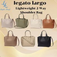 ราคา Legato Largo LH-P0002Z Karui Kaban 2WAY Shoulder Bag Ultra Lightweight PU Leather Women Handbag (52206325868)