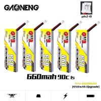 ราคา ชิ้น 1-10 Gaoneng GNB 660mAh 3.8V 1S 90C/180C HV 4.35V แบตเตอรี่ลิโพพร้อมปลั๊ก PH2.0 สำหรับ Emax Tin (58001236933)