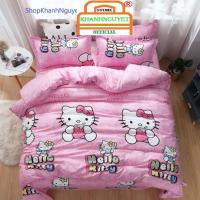 ราคา ชุดเครื่องนอนผ้าฝ้ายโพลีนําเข้า - คิตตี้สีชมพู (SP001112) (47861654655)