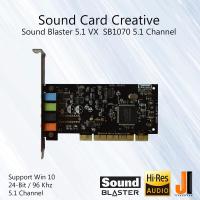 ราคา Sound Card Creative Sound Blaster 5.1 VX SB1070 5.1 Channel (PCI) (มือสอง) (2268268759)