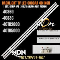 ราคา COOCAA 40 นิ้ว LED TV BACKLIGHT 40S3C- 40S6G- 40TB2000- 40TB5000 COOCAA 40 INCH TV BACKLIGHT (47161163559)