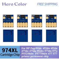 ราคา HP 974XL ARC chip For HP PageWide 452dw 452dn 477dw 477dn 552dw 577dw 577z P55250dw P57750dw 477 57 (57656108459)