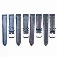 ราคา Curved Bracelet 21mm Breathable Leather for Seiko Watch Strap Sportura Series Barcelona SNAE SNP SRG SUN SPC089 SSC Watchband (51910217114)