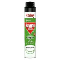ราคา [สินค้าส่งด่วน] ไบกอนสเปรย์สูตรไร้กลิ่น เขียว 600มล. BAYGON SPRAY GREEN ODORLESS 600 ML. (47958088506)