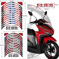 ราคา สําหรับHONDA CLICK 125i/150i 14 นิ้วสติกเกอร์สะท้อนแสงดุมล้อกันน้ําDecalรถจักรยานยนต์ขอบเทปแถบตกแต่งสําหรับHONDA CLICK150i CLICK125i (25722296313)