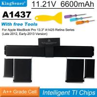 ราคา KingSener A1437 แบตเตอรี่แล็ปท็อปสําหรับ Apple MacBook Pro 13 "Retina A1425 Late 2012 Early 2013 11.21V 6600mAh/74WH เครื่องมือฟรี (53912380756)