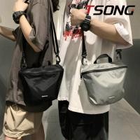 ราคา TSONG Modern Crazy Bag: กระเป๋าสะพายข้างกันน้ํา Unisex, กระเป๋าสะพายมีสไตล์ | มี4สี 8848 (53260155709)