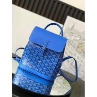 ราคา Goyard Four Seasons Good Things Light Blue Alpin Mini Backpack เน้นแบบแยกส่วนและอุปกรณ์มัลติฟังก์ชั่น ตะขอ Clever และสายสะพายปรับได้แบบถอดได้สองตัวสามารถเปลี่ยนรุ่นเก็บง่ายดูดี (47961302243)