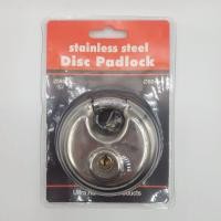ราคา กุญแจล็อคแบบจาน กุญแจทรงกลม Stainless Steel Disc Padlock ขนาด 80mm กันตัด (49107766978)