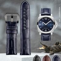 ราคา Yoyo เหมาะสําหรับ Panerai Panerai นาฬิกาสายหนังแท้ผู้ชาย PAM441 นาฬิกาหนังจระเข้ 22 24 มม. (55251456603)