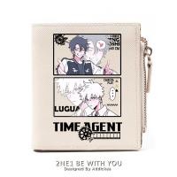 ราคา Time Agent Peripheral Hour Luguang Fan Student Cute Cartoon Niche Simple Short Wallet Girl (56010503292)