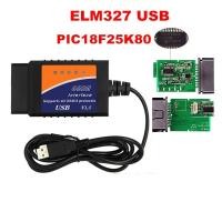 ราคา ELM327 USB OBD2 ประสิทธิภาพสูง 25K80 ชิป OBD 2 เครื่องสแกนเนอร์สําหรับ PC EML 327 V1.5 ODB2 อินเทอร์เฟซเครื่องมือวินิจฉัยสําหรับรถยนต์ (53802839399)