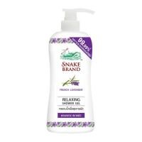 ราคา [ของแท้] Snake Brand Cooling Shower Gel ครีมอาบน้ำ ตรางู สูตรเย็น กลิ่นลาเวนเดอร์ 1 ขวด ขนาด 450 มล. (55556486279)