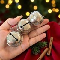ราคา 3 pcs กระพรวน สีเงิน สีทอง ขนาด 3.8 เซนติเมตร จำนวน 3 อัน bells สั่นแล้วมีเสียงดัง สินค้าพร้อมส่งจากไทย (40918865830)