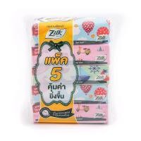 ราคา [สินค้าส่งด่วน] ซิลค์ กระดาษเช็ดหน้าซอฟแพค 115 แผ่น X5 ZILK FACIAL TISSUE SOFTPACK 115SHEET X5 (41431631747)