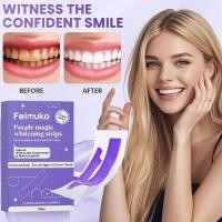 ราคา แผ่นฟอกฟันสีม่วง 14 ชิ้น – อ่อนโยนต่อเหงือกและฟัน | กลีเซอรีน โพรไพลีนไกลคอล ปกปิดทั่วถึง (48762107972)