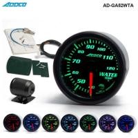 ราคา Auto 2" 52mm 7 Color LED Smoke Face Water Temp gauge Water Temperature Meter With Sensor Car meter (52802673403)