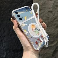 ราคา เคสสําหรับ OPPO A74 a95 f19s F19 RENO 6 LITE 4G เคสโทรศัพท์ Softcase ซิลิโคนกันกระแทกปกดีไซน์ใหม่ความงามน่ารักเจ้าชายน้อยพร้อมเชือกเส้นเล็กสําหรับเด็กผู้หญิง TBDTBSXK1 (45060620817)
