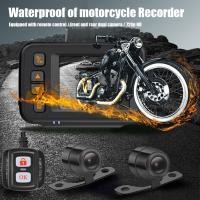 ราคา รถจักรยานยนต์ DVR HD 1080P ด้านหน้าด้านหลัง Dash Cam ที่จอดรถเครื่องบันทึกวิดีโอ (51159288564)