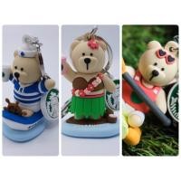 ราคา Starbucks Summer Bearista Keychain 2019 สตาร์บัคส์ พวงกุญแจหมี แบริสต้า 2019 (5613406871)