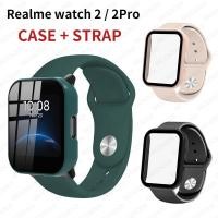 ราคา 2in1 สายพร้อมเคสป้องกันกระจก สําหรับ Realme Watch 2/2 Pro / Realme 3/3 Pro Smart Watch Band + Cover (13093497672)