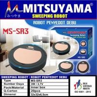 ราคา MITSUYAMA เครื่องดูดฝุ่นหุ่นยนต์ MS-SR3 เครื่องดูดฝุ่นหุ่นยนต์กวาด + หัวชาร์จ (55055719703)