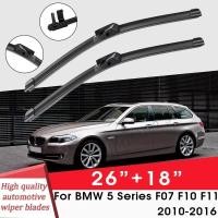 ราคา ใบปัดน้ําฝนรถยนต์สําหรับ BMW 5 Series F07 F10 F11 2010-2016 26 "+ 18 "กระจกกระจกทําความสะอาด Naturl ยางรถอุปกรณ์เสริม (42180309975)