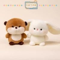ราคา ตุ๊กตาสัตว์ CORTINA นุ่มนิ่ม, หมีช้างเพื่อนซี้ขนฟู น่ารัก 16 ซม. ตุ๊กตาผ้ากํามะหยี่นุ่มพิเศษ ตกแต่งโต๊ะทํางาน (51161662983)