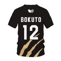 ราคา Haikyuu Anime Sport Tee, MSBY Black Jackals Uniform Cosplay Top (48011162879)