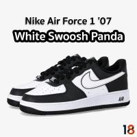 ราคา Nike Air Force 1 '07 White Swoosh Panda ผู้ชาย (ของแท้100%) (18171842076)
