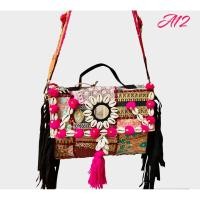 ราคา กระเป๋าปักมือ งานชนเผ่า Banjara bags นำเข้าจากอินเดีย สินค้าพร้อมส่ง (24871605523)