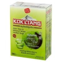 ราคา [สินค้าส่งด่วน] ก๊กเลี้ยงสบู่อโลเวร่ามิเนอรัล เขียว 90ก. KOKLIANG BAR SOAP ALOE+MINERAL GREEN 90G (53112020914)
