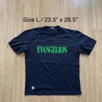ราคา เสื้อยืด มือสอง GU x Evangelion จียู อีแวนเกลเลี่ยน ของแท้ ญี่ปุ่น (26416410615)
