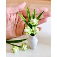 ราคา ดอกบัวดินปั้น บัวหลวงจิ๋ว บัวพับจิ๋ว ขนาดความกว้างดอก 1.5-1.8 cm. งานละเอียดราคา/ 1 ดอกเท่านั้นไม่รวมของตกแต่ง (44302748954)