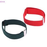 ราคา KRHB 1 คู่ธุรกิจยืดหยุ่นปรับเสื้อแขน Garter สายรัดแขนสร้อยข้อมือ Anti-Slip Cuff ผู้ถือ Armband ผู้ชายผู้หญิงใหม่ (58111601329)