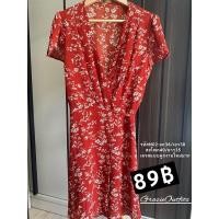 ราคา ส่งต่อเดรสแบบผูกมือ2 เป็นทรงคอวีสีส้มอิฐ งานใหม่สภาพดีไม่มีตำหนิค่ะ (13804595558)