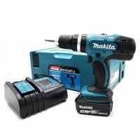 ราคา MAKITA DHP453SF1J ชุดสว่านกระแทกไร้สาย 18V ขนาด 10 มม.(3/8") 38Nm พร้อมแบตแท่นชาร์จ มากีต้า (ชุด) (29533835231)