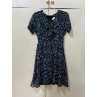 ราคา เดรสชีฟอง ลายดอก สีกรมท่า สีครีม เบจ size S-M (25883195614)
