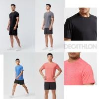 ราคา เสื้อยืดผู้ชายสำหรับใส่ออกกำลังกายแบบคาร์ดิโอรุ่น 100 DOMYOS (15195659395)