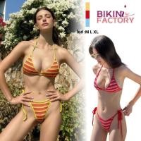 ราคา BIKINI FACTORY ชุดว่ายน้ำสุดเซ็กซี่ ชุดว่ายน้ำชายหาด บิกินี่2ชิ้น มีไซส์ M-XL | น้ำหนัก 40-65 กก. Y116 (28661667907)