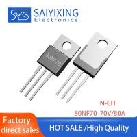 ราคา 10PCS ยี่ห้อใหม่ STP80NF70 P80NF70 TO220 80NF70 MOSFET ทรานซิสเตอร์ 80A 70V (44158603950)